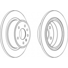 DDF698C FERODO Тормозной диск