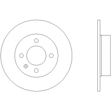 53904 PAGID Тормозной диск