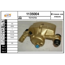 1135004 SNRA Тормозной суппорт