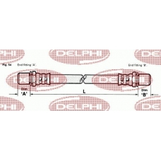 LH0117 DELPHI Тормозной шланг