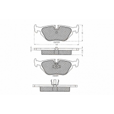 7.462S PEX Комплект тормозных колодок, дисковый тормоз