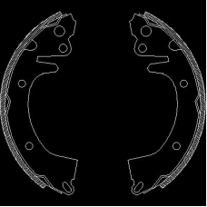 Z4325.00 WOKING Комплект тормозных колодок