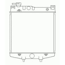 009M01 J. DEUS Радиатор, охлаждение двигателя