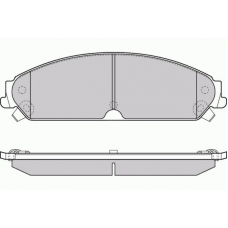 12-1277 E.T.F. Комплект тормозных колодок, дисковый тормоз