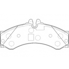 WBP29153A WAGNER LOCKHEED Комплект тормозных колодок, дисковый тормоз