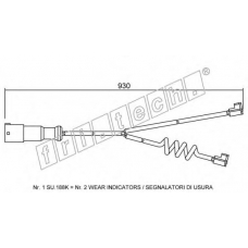 SU.188K fri.tech. Сигнализатор, износ тормозных колодок