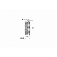 1211208 OCAP Пыльник, рулевое управление