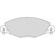 FSL1412 FERODO Комплект тормозных колодок, дисковый тормоз