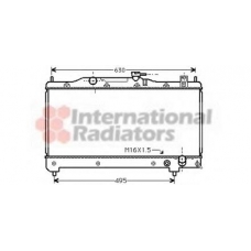 53002239 VAN WEZEL Радиатор, охлаждение двигателя