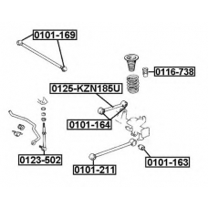 0123-502 ASVA Тяга / стойка, стабилизатор