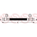 T 30 042 BREMBO Тормозной шланг