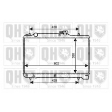 QER2312 QUINTON HAZELL Радиатор, охлаждение двигателя