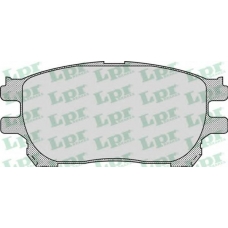 05P999 LPR Комплект тормозных колодок, дисковый тормоз