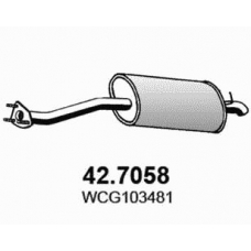 42.7058 ASSO Глушитель выхлопных газов конечный