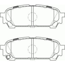 FD7226A NECTO Комплект тормозных колодок, дисковый тормоз