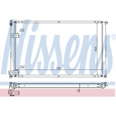 63935A NISSENS Радиатор, охлаждение двигателя