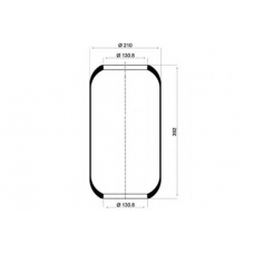 084.007-20A PE Automotive Кожух пневматической рессоры