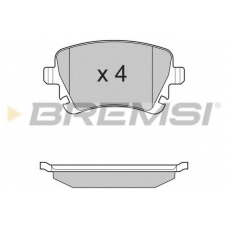 BP3130 BREMSI Комплект тормозных колодок, дисковый тормоз