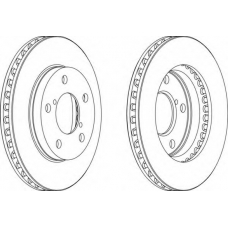 DDF1859-1 FERODO Тормозной диск
