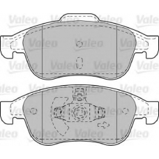 601045 VALEO Комплект тормозных колодок, дисковый тормоз