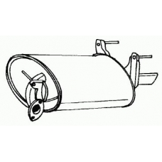 44612 SIGAM Глушитель выхлопных газов конечный