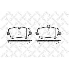 779 000B-SX STELLOX Комплект тормозных колодок, дисковый тормоз