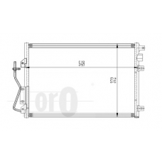 042-016-0011 LORO Конденсатор, кондиционер