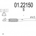 01.22150 MTS Труба выхлопного газа