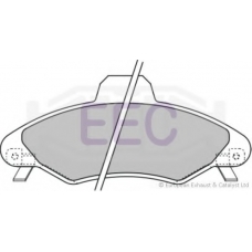 BRP1021 EEC Комплект тормозных колодок, дисковый тормоз