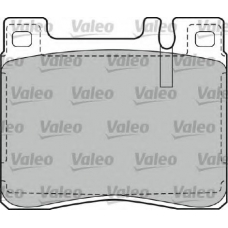 551726 VALEO Комплект тормозных колодок, дисковый тормоз
