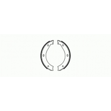 S043 SIMER Комплект тормозных колодок, стояночная тормозная с