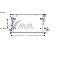 STA2028 AVA Радиатор, охлаждение двигателя
