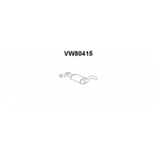 VW80415 VENEPORTE Предглушитель выхлопных газов