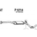 P5714 FENNO Средний глушитель выхлопных газов