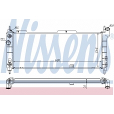63292A NISSENS Радиатор, охлаждение двигателя