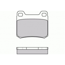 12-0227 E.T.F. Комплект тормозных колодок, дисковый тормоз