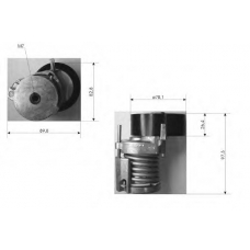TKR 9246 TIMKEN Натяжной ролик, поликлиновой  ремень