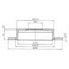 BDC3661 QUINTON HAZELL Тормозной диск