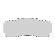 FD6904A NECTO Комплект тормозных колодок, дисковый тормоз