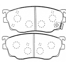 PN-5418 JNBK Колодки тормозные