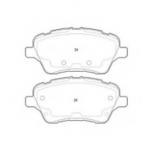 FBP-1892 FREMAX Комплект тормозных колодок, дисковый тормоз