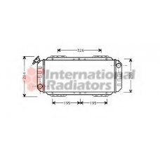 18002008 VAN WEZEL Радиатор, охлаждение двигателя