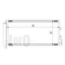 016-016-0021 LORO Конденсатор, кондиционер