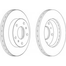DDF1356 FERODO Тормозной диск