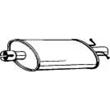 155-231 BOSAL Средний глушитель выхлопных газов