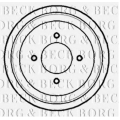BBR7112 BORG & BECK Тормозной барабан
