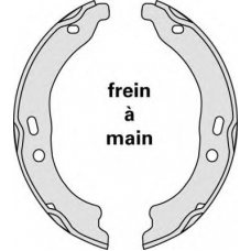 M851 MGA Комплект тормозных колодок, стояночная тормозная с