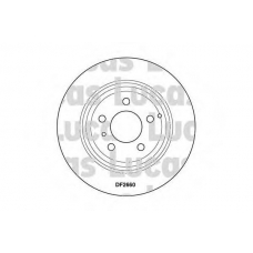 DF2660 TRW Тормозной диск