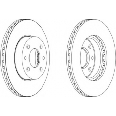 DDF148-1 FERODO Тормозной диск