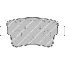 FDB1922 FERODO Комплект тормозных колодок, дисковый тормоз